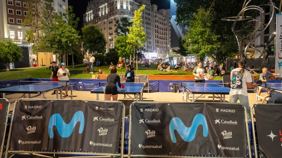 La Plaza de España, el epicentro de La Noche Del Deporte